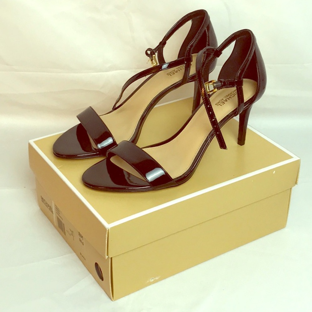 Michael Michael Kors Black Sandal Heels